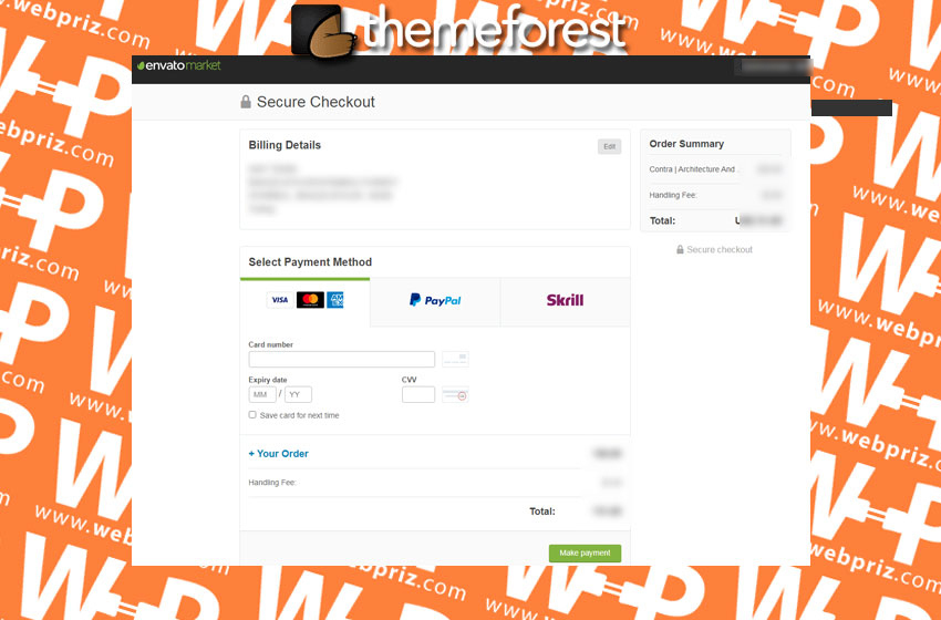 themeforest wordpress tema satın alma