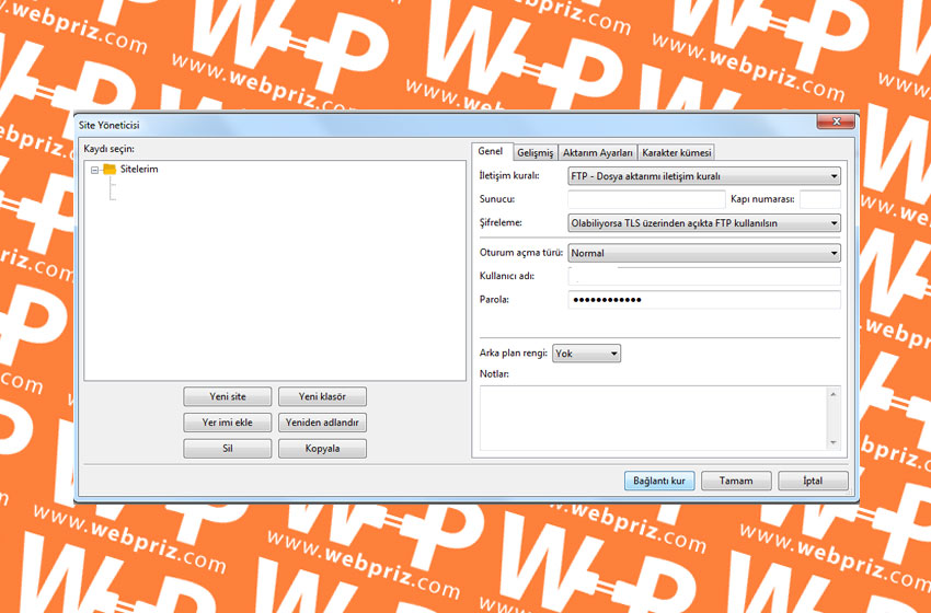wordpress ftp ile tema dosyasını yükleme